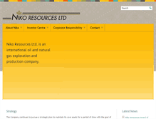 Tablet Screenshot of nikoresources.com